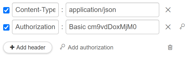 인증 값 Base64 사용 예시